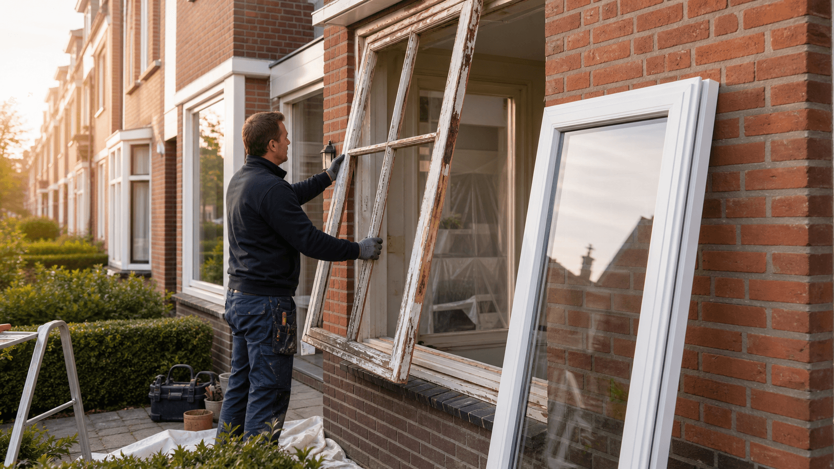 Houten kozijnen vervangen door kunststof — complete gids