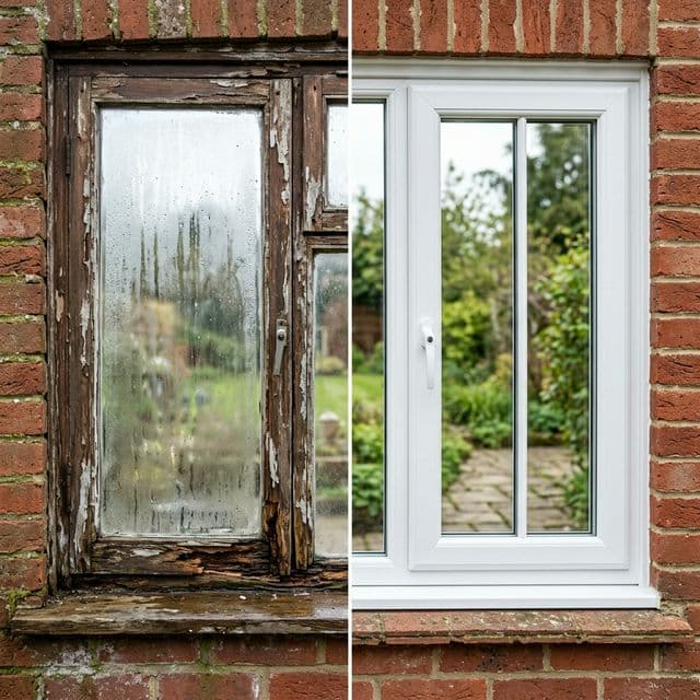 Vergelijking oud versus nieuw kozijn
